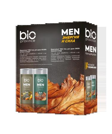 BioProvince Male shower 3V1 with citrus and eucalyptus 2 250 ml - Buy Online on GoSupps.com