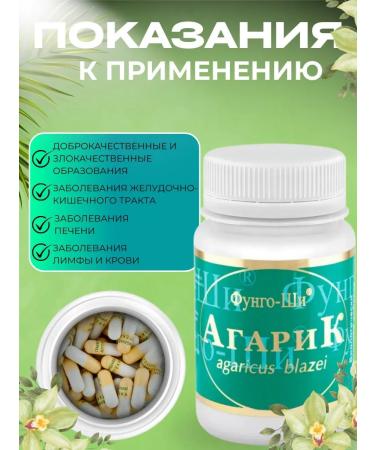 Fungo-Shi Agarik Brazilsky 60 capsules - Buy Online on GoSupps.com