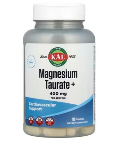KAL Magnesium TaURATE+ Magnesium Taurat 400 mg 90 tablets
