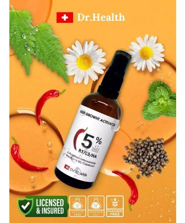 Dr Health Hair growth with red pepper - Buy Online on GoSupps.com