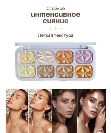 Palette of Face and Body Heiliter Shadows - Buy Online on GoSupps.com
