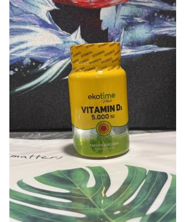 ecotime Vitamin D3 5 000 IU 90