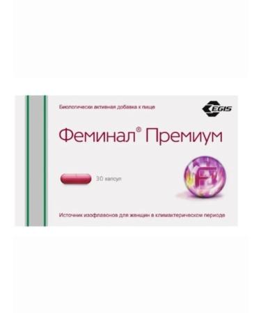 Home medicine cabinet Feminal premium caps 221 mg x30pcs - Buy Online on GoSupps.com