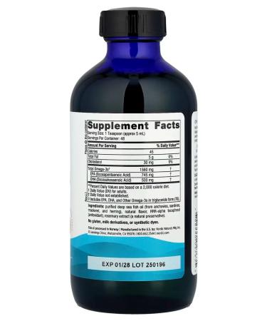 Nordic Naturals Omega-3 Nordic Omega 3 237ml tastes of lemon - Buy Online on GoSupps.com