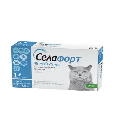 KRKA Sealess Cat drops 6% 0.75ml (45 mg 2.6-7.5 kg No. 1) - Buy Online on GoSupps.com