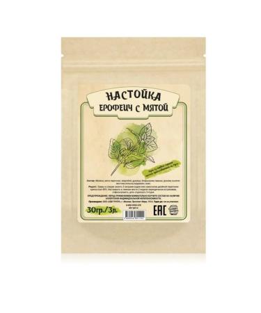 Home Distillery Tincture "Erofeich with Mint" 30 g