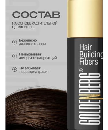Goldenberg Hair powder for volume dark brown - Buy Online on GoSupps.com