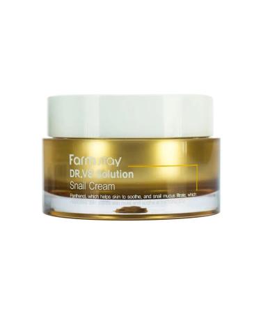 farmstay Dr.V8 face cream with snail mucin 50 ml - Buy Online on GoSupps.com