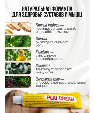 Thai Plai ointment from joint pain and muscles - Buy Online on GoSupps.com