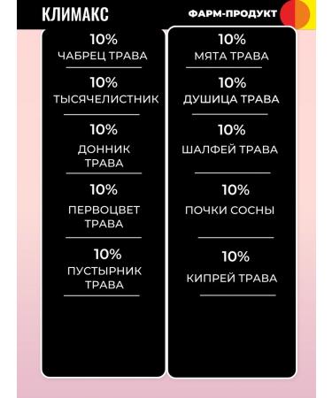 PHARMPRODUCT Herbal collection for menopause 4 pcs 100 g - Buy Online on GoSupps.com