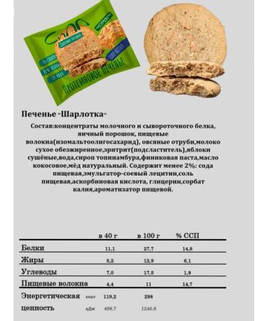 Strength Protein Cookies Protein cookies without sugar charlotte 8 pcs - Buy Online on GoSupps.com