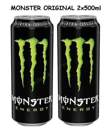 Monster Energy United Kingdom Energetic Monster Original Green Original 2 pcs 500ml