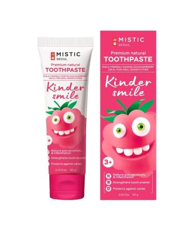 MYSTIC Vino children's toothpaste with raspberries 60g - Buy Online on GoSupps.com