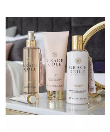 Grace Cole Batter oil cream vanilla and peony 225g - Buy Online on GoSupps.com