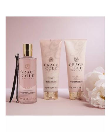 Grace Cole Batter oil cream vanilla and peony 225g - Buy Online on GoSupps.com