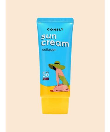 CONSLY Sunscreen cream SPF 50+ PA +++ D normal skin - Buy Online on GoSupps.com