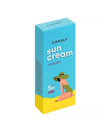 CONSLY Sunscreen cream SPF 50+ PA +++ D normal skin - Buy Online on GoSupps.com