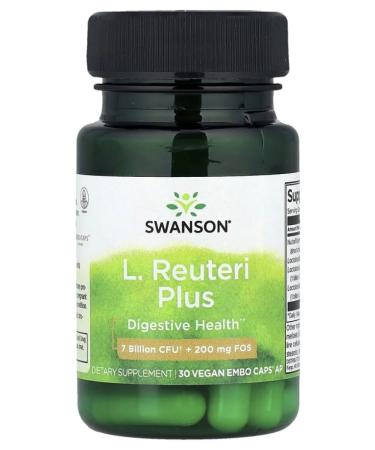 Swanson Lactobacteria Reurier Reuteri Plus 30 capsules