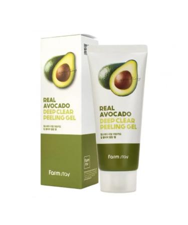 farmstay Hel-peeling for the face with avocado extract 100 ml - Buy Online on GoSupps.com