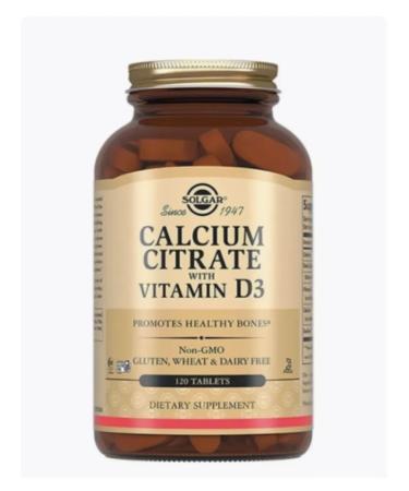 Calcium citrate with vitamin D3 120 pcs - Buy Online on GoSupps.com
