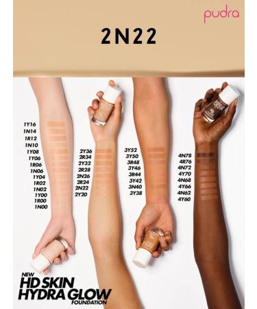 Make Up For Ever Tonal base HD Skin Hydra Glow 2N22 - Nude - Buy Online on GoSupps.com