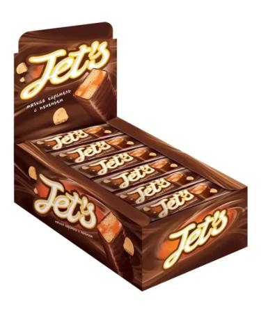 Yashkino Baton with cookies and soft caramel 18pcs 42g - Buy Online on GoSupps.com