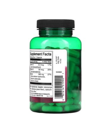 Swanson Calcium with vitamins d & k 100 capsules - Buy Online on GoSupps.com