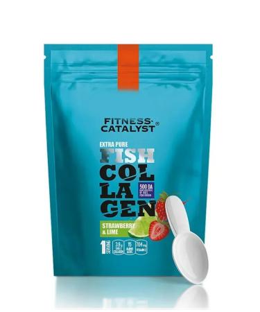 Peptides of the sea collagen "strawberries - lime" 200 g - Buy Online on GoSupps.com