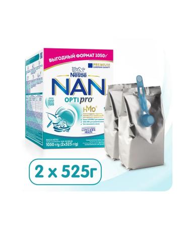 NAN 1 Optipro dry milk mixture 0-6 months. 1050g - Buy Online on GoSupps.com