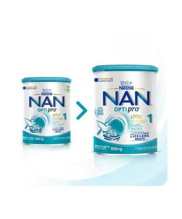 NAN 1 Optipro dry milk mixture 0-6 months. 800g - Buy Online on GoSupps.com