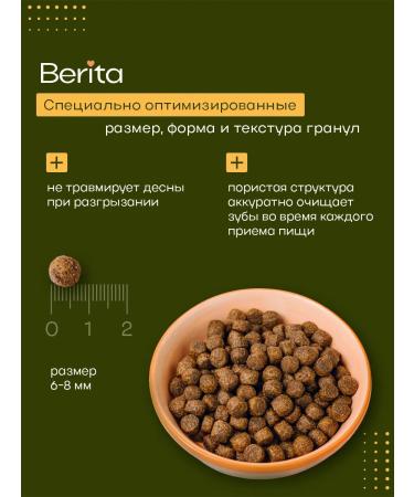 BERITA Dry food for puppies with beef 10 kg - Buy Online on GoSupps.com