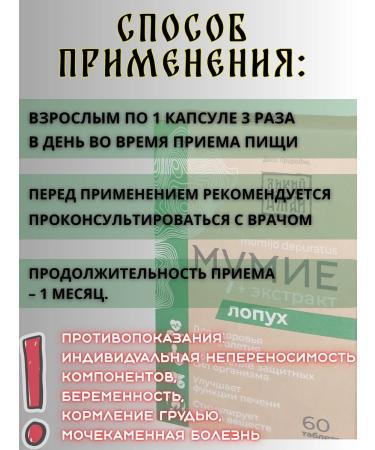 Pharmprodut LLC Altai mummy with burdock extract Wild Altai 60 tablets - Buy Online on GoSupps.com