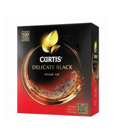 Curtis Tea "Delicate Black" Black Small sheet 100 Secks - Buy Online on GoSupps.com