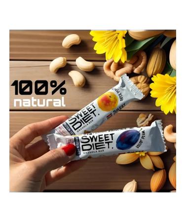 SWEET DIET Protein bar without sugar without gmo 2 pieces - Buy Online on GoSupps.com