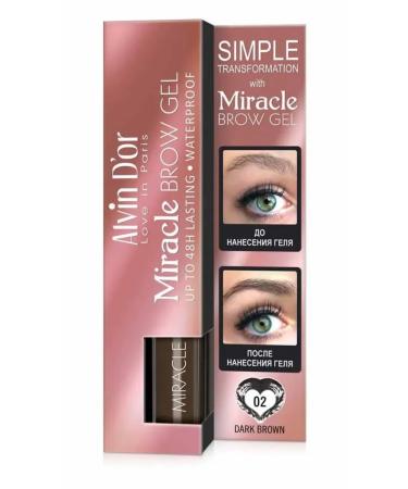 Alvin D'or Eyebrow gel 4 ml EG-02 T.2