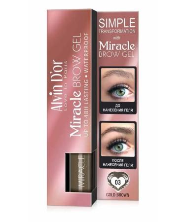 Alvin D'or Eyebrow gel 4 ml EG-02 T.3