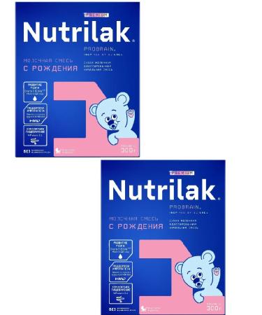Nutrilak A mixture of dry dairy adapted to 6 months 300g 2 pcs