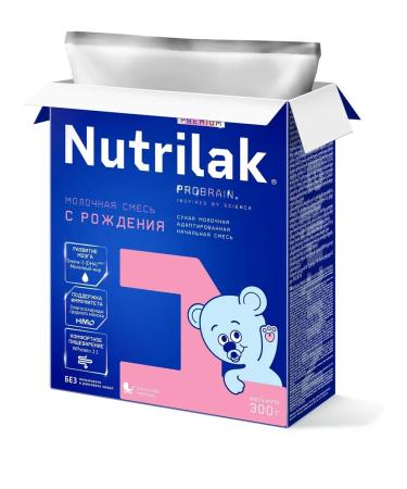 Nutrilak A mixture of dry dairy adapted to 6 months 300g 2 pcs - Buy Online on GoSupps.com