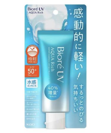 MIZON Sunglass Cream Fluid Biore UV Aqua Rich SPF 50+ BIOOR - Buy Online on GoSupps.com