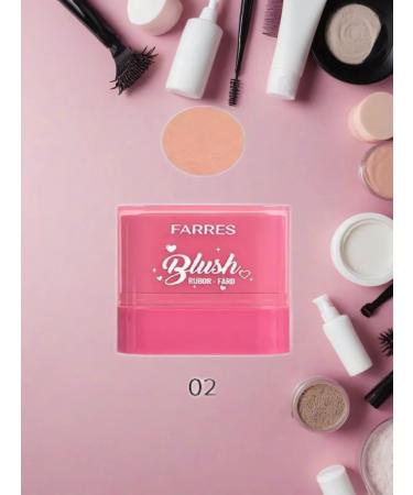 FARRES Blue Steak 3b1 Rubor Fard Blush 02