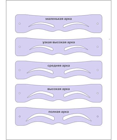 PLEXIMART Set of eyebrow stencils with an elastic band - Buy Online on GoSupps.com