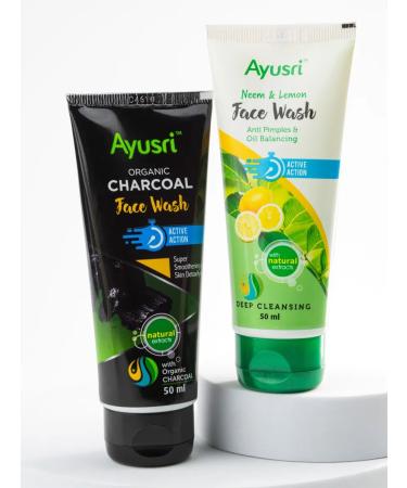 Ayusri Bamboo coal washing gel 50 ml - Buy Online on GoSupps.com