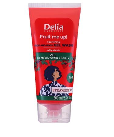 Delia Face and body gel with strawberry aroma
