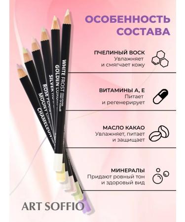 ART SOFFIO Pencil Highliter White Frost Bely hoar - Buy Online on GoSupps.com