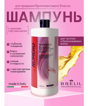 Brelil Numero shampoo with valuable varieties of oils 1000ml