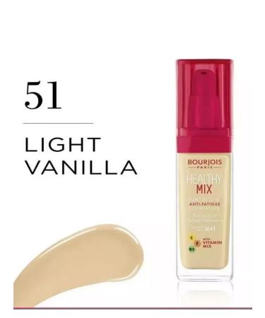 Bourjois Ton 51 foundation of Healthy Mix Anti-Fatigue - Buy Online on GoSupps.com