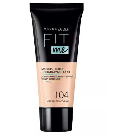 Maybelline tone 104 tonal face cream Fit me matting