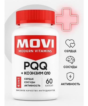 MOVI PQQ 20 mg + coenzyme Q10 60 capsules for memory and energy