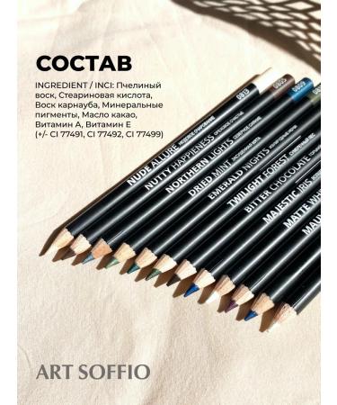 Eye pencil Art Soffio*Dark Luxe Matt White - Buy Online on GoSupps.com