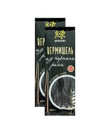 Red Dragon St Petersburg VERMISHEL made of black rice Midori 2 pcs. 250 g